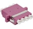 Адаптер оптический проходной ITK LC-quad OM4 UPC FC-LCQ-UPC-04 1