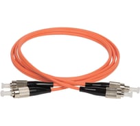 Оптический коммутационный соединительный шнур (патч-корд) ITK MM, 50/125 (OM2), FC/UPC-FC/UPC, (Duplex), 70м FPC50-FCU-FCU-C2L-70M