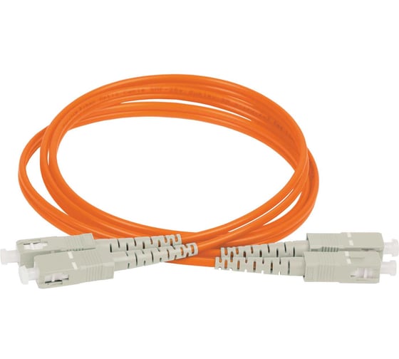 Оптический коммутационный соединительный шнур (патч-корд) ITK MM, 50/125 (OM2), SC/UPC-SC/UPC, (Duplex), 15м FPC50-SCU-SCU-C2L-15M