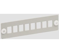 ITK Панель IEK для 8-ми оптических адаптеров (SC или LC-Duplex в 19 кросс) FOBX-P8-SC 19639704