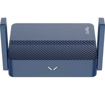 2,5-гигабитный компактный роутер Cudy TR3000 Wi-Fi 6 AX3000, 2,4/5 ГГц, до 2976 Мбит/с, WAN 1х2,5 Гбит/с, LAN 1х1 Гбит/с, USB 3.0, поддержка VPN, питание через порт USB-C, 2 антенны 10000149004