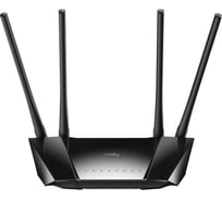 Роутер Cudy LT400 Wi-Fi 4G LTE Cat.4 N300, 2,4 ГГц, до 300 Мбит/с, 3G, 4G, LAN 3x100 Мбит/с, WAN 1x100 Мбит/с, Nano-SIM, черный, 4 антенны 10000146473