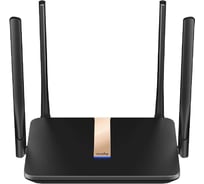 Роутер Cudy LT500D Wi-Fi 4G LTE Cat.4 AC1200, 2,4/5 ГГц, до 1167 Мбит/с, 3G, 4G, LAN 3x100 Мбит/с, WAN 1x100 Мбит/с, Nano-SIM, черный, 4 антенны (2 съемные) 10000146475