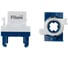 Модуль Keystone RJ45 UTP FL-KJT-U5E-WT Cat 5e, Toolless, 180 градусов, белый Filum 00-01209894 4