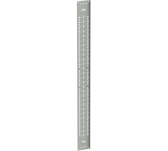 Органайзер кабельный вертикальный ITK LINEA S 24U серый LS-CO35-24U-V