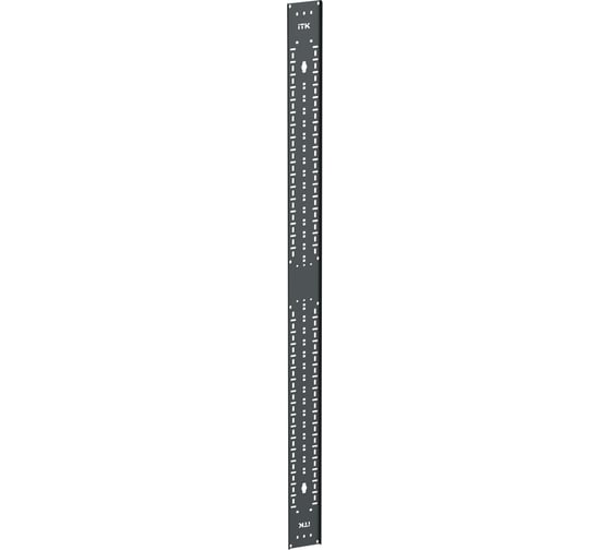 Органайзер кабельный вертикальный ITK LINEA S 45U черный LS-CO05-45U-V