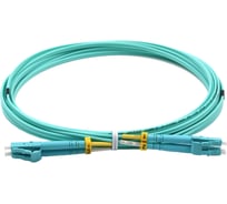 Патч-корд волоконно-оптический Filum FL-FOD-2.0-LC/U-LC/U-MM503-3.0-LSZH-AQ duplex, LC/UPC-LC/UPC, MM (OM3 50/125), LSZH, 3м, 00-01276529