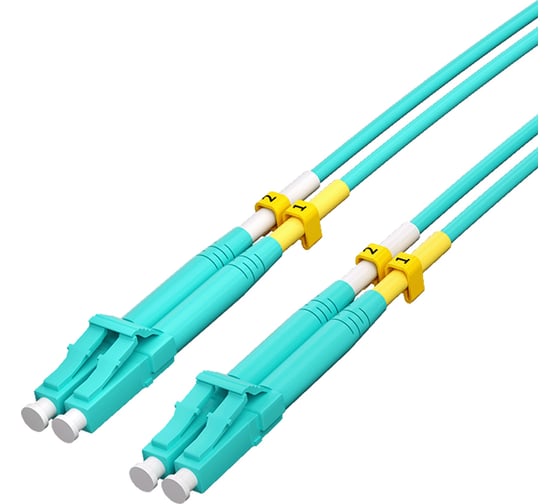 Патч-корд волоконно-оптический Filum FL-FOD-2.0-LC/U-LC/U-MM503-10-LSZH-AQ duplex, LC/UPC-LC/UPC, MM (OM3 50/125), LSZH, 10м, 00-01276531