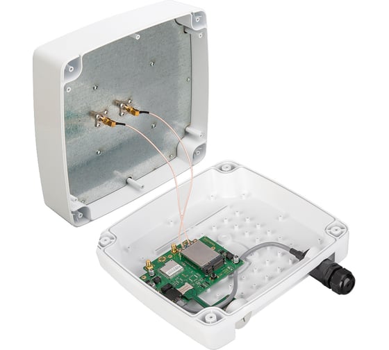 Роутер Kroks Rt-Ubx DS e6 со встроенным модемом LTE cat.6, усилитель интернет сигнала, на основе 3G/4G антенны, до 300 Мбит/с 2296