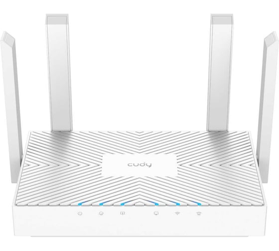 Wi-Fi роутер Cudy WR1300E АС1200, 2,4/5 ГГц, до 1167 Мбит/с, 3x1 Гбит/с, MU-MIMO, 4 антенны, белый 10000146357