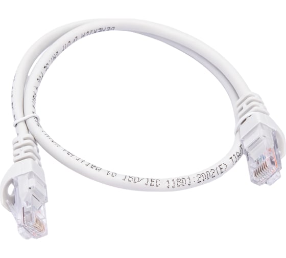 Патч-корд GENERICA кат.5е UTP 0.5м серый PC01-C5EU-05M-G