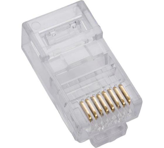 Разъем RJ-45 TDM ELECTRIC UTP, для кабеля категории 6, 8P8C, 100 штук SQ0561-0004