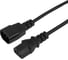 Шнур сетевой REXANTIEC 320 C13 – IEC 320 C14 3x1 мм2, 10A, длина 0,6м 04-2726 1