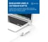 Сетевая карта 5bites USB2.0, RJ45, 100 мегабит, 3х портовый USB разветвитель, белый, 10см UA2-45-06WH 5