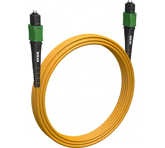 Волоконно-оптическая сборка NTSS trunk 12ов, MPO/APC (female)-MPO/APC (female), полярность B, 9/125, внутренний, 30м, LSZH шт NTSS-FM12-9-MPO/A(f)-MPO/A(f)-B-30