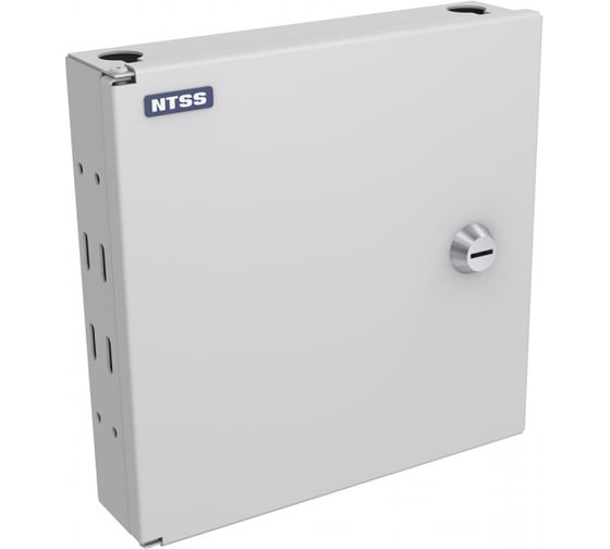 Кросс оптический настенный NTSS Мини, укомплектованный, 8 портов LC/UPC duplex, 50/125 мкм ОМ4 (сплошная панель, ложемент, пигтейлы, КДЗС, адаптеры) серый RAL 7035 NTSS-WFOBМн-8-2LC/U-504-SP1.5G0AY