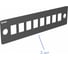 Кросс оптический NTSS 19'' укомплектованный 1U, 16 портов SC/UPC, 62.5/125 мкм (планки, сплайс-кассета, пигтейлы, КДЗС, адаптеры) черный RAL 9005 NTSS-RFOB-1U-16-SC/U-62.5-SP1.5G1AY-BL 6