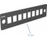 Кросс оптический NTSS 19'' укомплектованный 1U, 24 порта SC/UPC, 50/125 мкм ОМ3 (планки, сплайс-кассета, пигтейлы, КДЗС, адаптеры) черный RAL 9005 NTSS-RFOB-1U-24-SC/U-503-SP1.5G1AY-BL 2