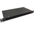 Кросс оптический NTSS 19'' укомплектованный 1U, 24 порта SC/UPC duplex, 50/125 мкм ОМ3 (сплошная панель, сплайс-кассета 2шт, пигтейлы, КДЗС, адаптеры) черный RAL 9005 NTSS-RFOB-1U-24-2SC/U-503-SP1.5G0AY-BL 1