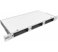 Кросс оптический NTSS 19'' укомплектованный 1U, 24 порта SC/UPC, 9/125 мкм (планки, сплайс-кассета, пигтейлы, КДЗС, адаптеры) серый RAL 7035 NTSS-RFOB-1U-24-SC/U-9-SP1.5G1AY