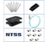 Кросс оптический NTSS 19'' укомплектованный 1U, 24 порта SC/UPC duplex, 50/125 мкм ОМ3 (сплошная панель, сплайс-кассета 2шт, пигтейлы, КДЗС, адаптеры) серый RAL 7035 NTSS-RFOB-1U-24-2SC/U-503-SP1.5G0AY 2