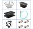 Кросс оптический NTSS 19'' укомплектованный 1U, 4 порта SC/UPC, 50/125 мкм ОМ3 (планки, сплайс-кассета, пигтейлы, КДЗС, адаптеры) черный RAL 9005 NTSS-RFOB-1U-4-SC/U-503-SP1.5G1AY-BL 5