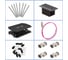 Кросс оптический NTSS 19'' укомплектованный 1U, 4 порта SC/UPC, 50/125 мкм ОМ4 (планки, сплайс-кассета, пигтейлы, КДЗС, адаптеры) черный RAL 9005 NTSS-RFOB-1U-4-SC/U-504-SP1.5G1AY-BL 5