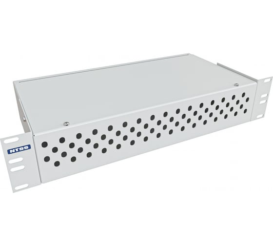 Кросс оптический NTSS 19'' укомплектованный 2U, 64 порта FC/UPC, 9/125 мкм (сплошная панель, сплайс-кассета 2шт, пигтейлы, КДЗС, адаптеры) серый RAL 7035 NTSS-RFOB-2U-64-FC/U-9-SP1.5G0AY
