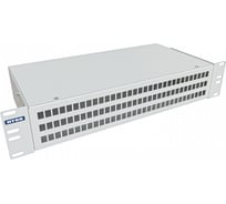 Кросс оптический NTSS 19'' укомплектованный 2U, 96 портов SC/UPC, 50/125 мкм ОМ4 (сплошная панель, сплайс-кассета 3шт, пигтейлы, КДЗС, адаптеры) серый RAL 7035 NTSS-RFOB-2U-96-SC/U-504-SP1.5G0AY