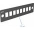Кросс оптический NTSS 19'' укомплектованный 3U, 96 портов LC/UPC duplex, 50/125 мкм (планки, сплайс-кассета 6шт, пигтейлы, КДЗС, адаптеры) черный RAL 9005 NTSS-RFOB-3U-96-2LC/U-50-SP1.5G1AY-BL 4
