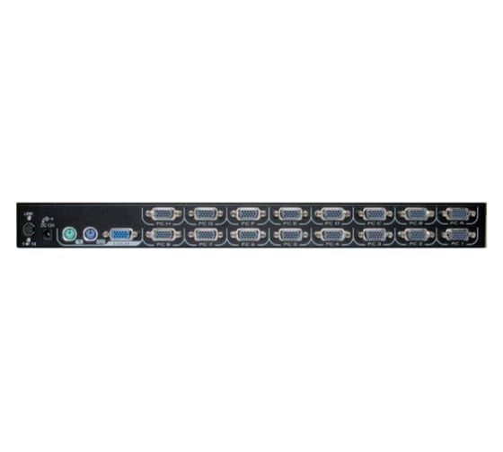 Модуль КВМ переключателя REXTRON 16 портовый с OSD меню для 19 LCD консоли, VGA, PS/2 IUM116DC