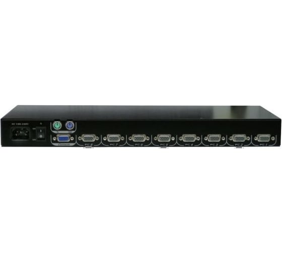 Модуль КВМ переключателя REXTRON 8 портовый с OSD меню для 19 LCD консоли, VGA, PS/2 IUM108DC 1