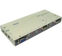 KVM переключатель REXTRON на 2 устройства, VGA, консоль USB, подключение USB, PS/2 UMHA-2C