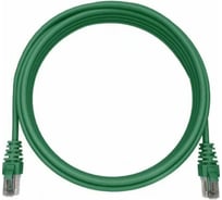 Патч-корд NTSS 2хRJ45/8P8C, T568B UTP 6 кат. литой 2 метра, LSZH, зеленый шт NTSS-PC-UTP-RJ45-6-2.0-LSZH-GN