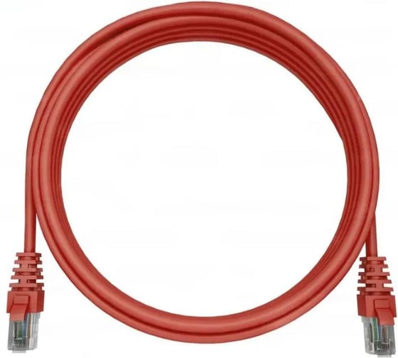 Патч-корд NTSS RJ45/8P8C, T568B UTP 6 кат. литой, 3 метра, LSZH, красный шт NTSS-PC-UTP-RJ45-6-3.0-LSZH-RD