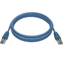 Патч-корд NTSS 2хRJ45/8P8C, T568B UTP 6 кат. литой 5 метров, LSZH, синий шт NTSS-PC-UTP-RJ45-6-5.0-LSZH-BU