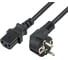 Шнур сетевой REXANT СЕЕ 7/7 (Schuko) – IEC 320 C13 3x1,0мм2, 10A, длина 0,6м 04-2736 1