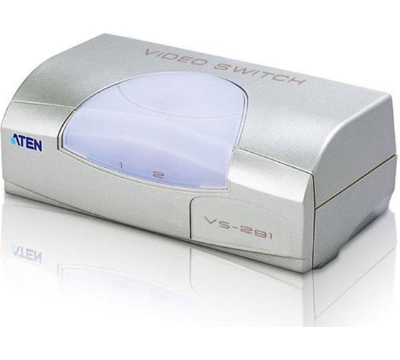 Переключатель KVM VS291-A7-G SVGA, 2> 1 монитор, без шнуров, (DDC2B(10м.) ATEN 00-00096992