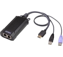 Модуль адаптер ATEN, KVM HDMI+K/M USB 2.0, 100 метр., 1xUTP Cat5e, для подкл.комп.к перекл. KG0016/KG0032, макс.раз.1900х1200, 2xRJ45+HDMI+ KG8900T-AX