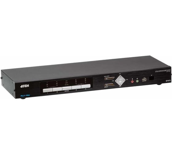 Переключатель CM1164A-AT-G 4-портовый, USB, DVI, KVMP с функцией Multi-View ATEN 00-00702685