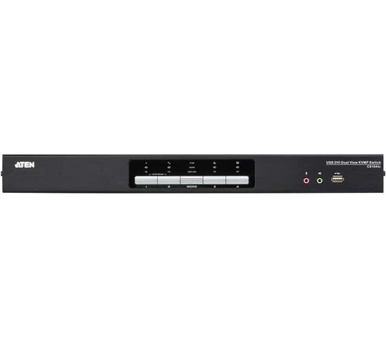 Переключатель CS1644A-AT-G KVM+Audio+USB 2.0,1 user USB+2xDVI => 4 cpu USB+8xDVI, со шнурами USB/DVI Dual Link 4х1.8м.+DVI Dual Link 4х1.8м., 256 ATEN 00-00394053