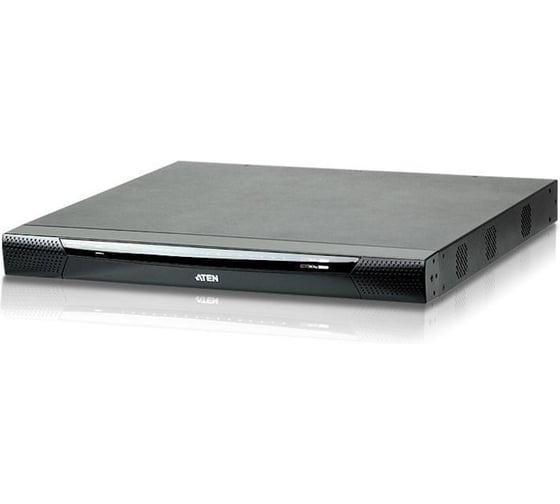 Переключатель KVM KN2116VA-AX-G switch19", 3>16 портов/port PS/2/USB/SUN/RS232, без доп. модулей, (Virtual Media;подкл.server/серверов через доп. ATEN 00-00526400