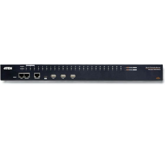 Консольный сервер SN0148CO-AXA-G serial console server, RS232, 48 портов/port RJ45, TCP/IP, без шнуров и адаптеров, (2xБ.П.;автоопределение типа ATEN 00-01045357