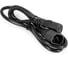 Кабель питания ExeGate Power EC-1P C13- C14, VDE-250V-3 1.0mm2, медь, черный, 16A, 1м 297749 1