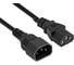 Кабель питания ExeGate Power EC-1P C13- C14, VDE-250V-3 1.0mm2, медь, черный, 16A, 1м 297749 2