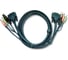 Кабель 2L-7D02U мон+клав+мышь USB+аудио, DVI-D Digital+USB A-Тип+2xRCA=>DVI-D Digital+USB B-Тип+2xRCA, Male-Male, опрессованный, 1.8 м, черный ATEN 00-00089851 1