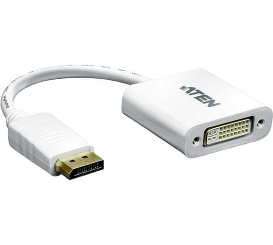 Конвертер ATEN DisplayPort/DVI Digital, DisplayPort DVI-I, Male Female, без блока питания, (1920x1200/1080p) VC965-AT