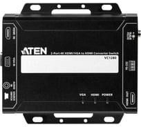 Конвертер ATEN 2-портовый 4K HDMI/VGA в HDMI VC1280-AT-G