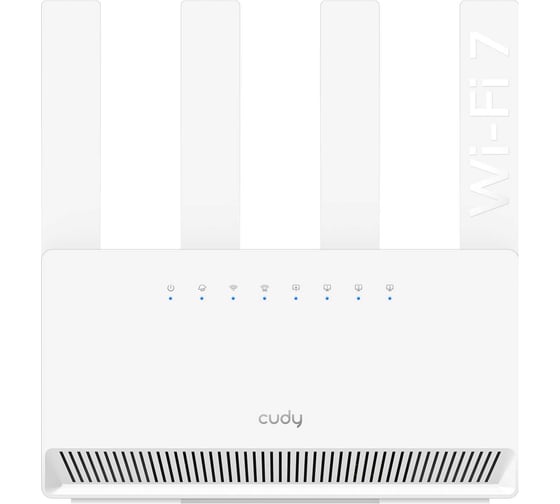 Двухдиапазонный гигабитный роутер Cudy WR3600E 1.0 Wi-Fi 7 BE3600 с поддержкой Mesh, 2,4/5 ГГц, до 3570 Мбит/с, 4x1 Гбит/с, 4 антенны, белый 10000149051