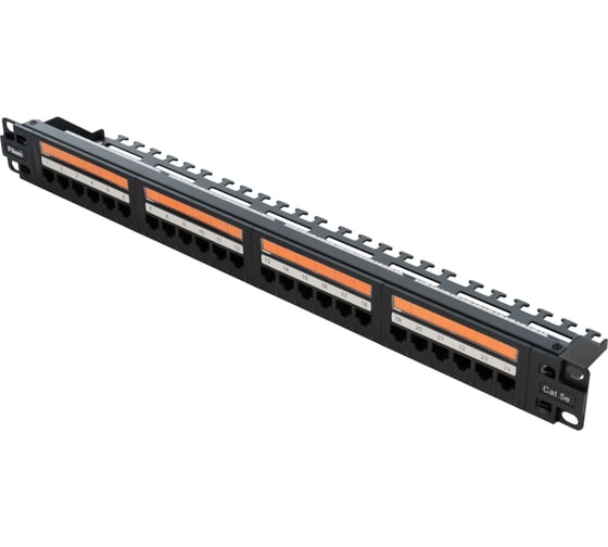 Патч-панель Filum 19 HD, 0.5U, Cat 5e, 24 порта RJ45 (8p8c), неэкранированная, Dual IDC (110/KRONE) FL-PP-5E24U0.5